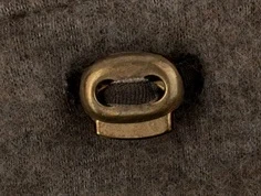 Mikk-line mørkebrun melange vanter merinould